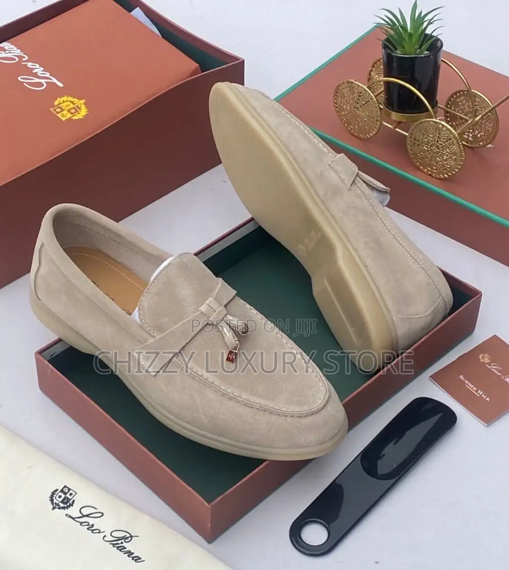 Loro Piana Quality Men Suede Shoe