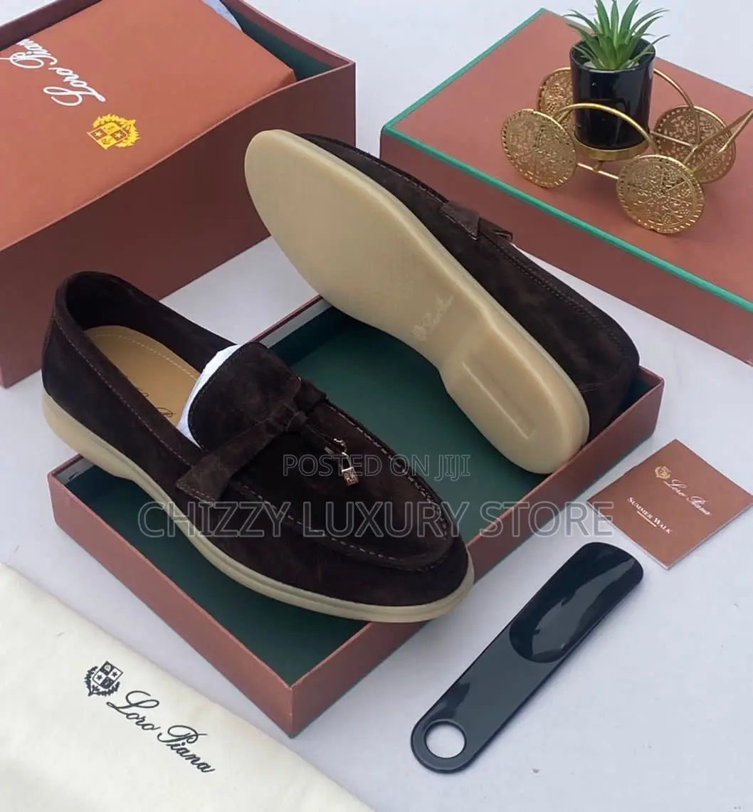 Loro Piana Quality Men Suede Shoe