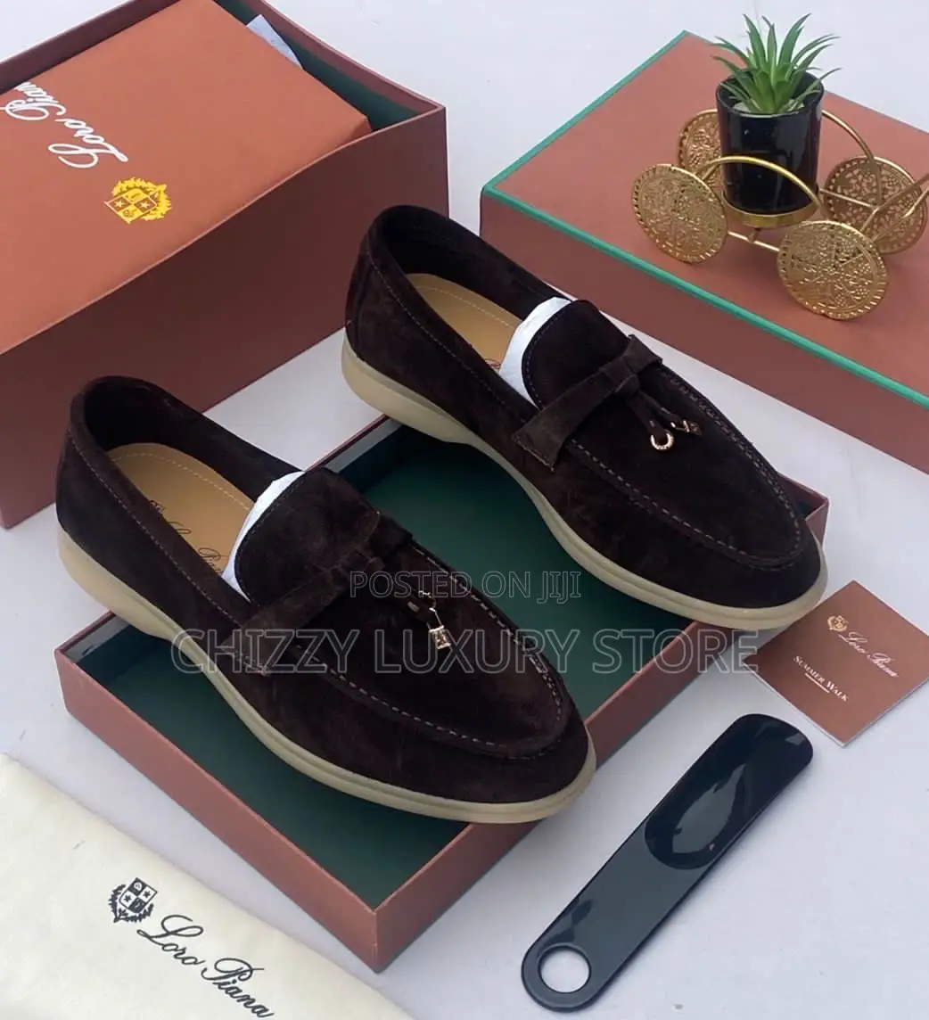 Loro Piana Quality Men Suede Shoe