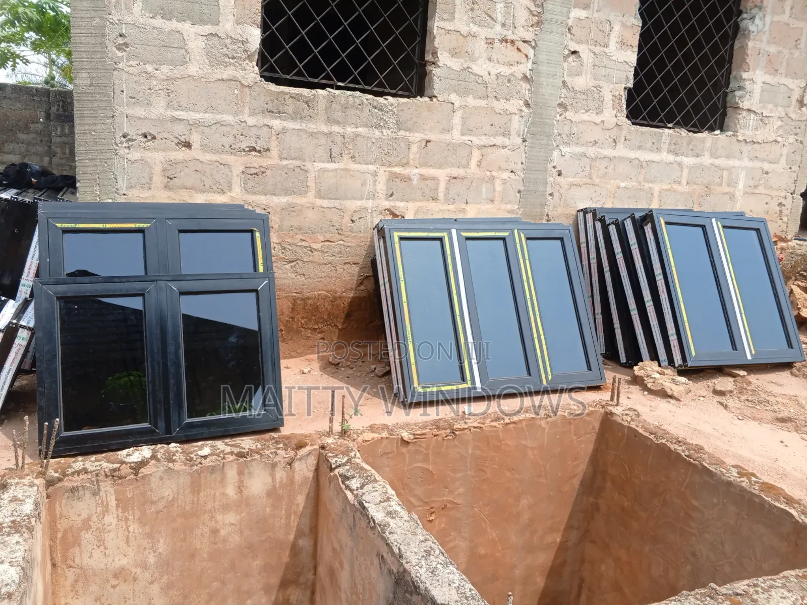 Black Aluminum Casement Windows