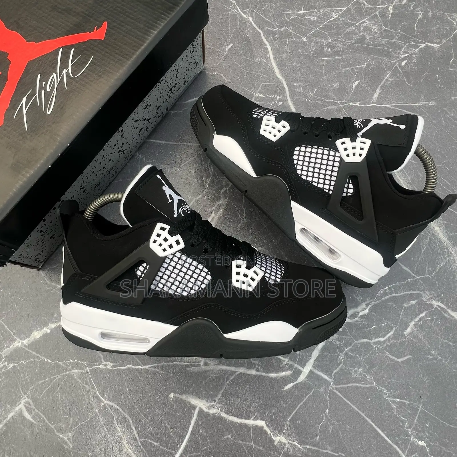 Original Air Jordan 4 White Thunder