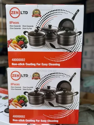 8 Piece's of Zen Nonstick Cooking Pot Is Available Now