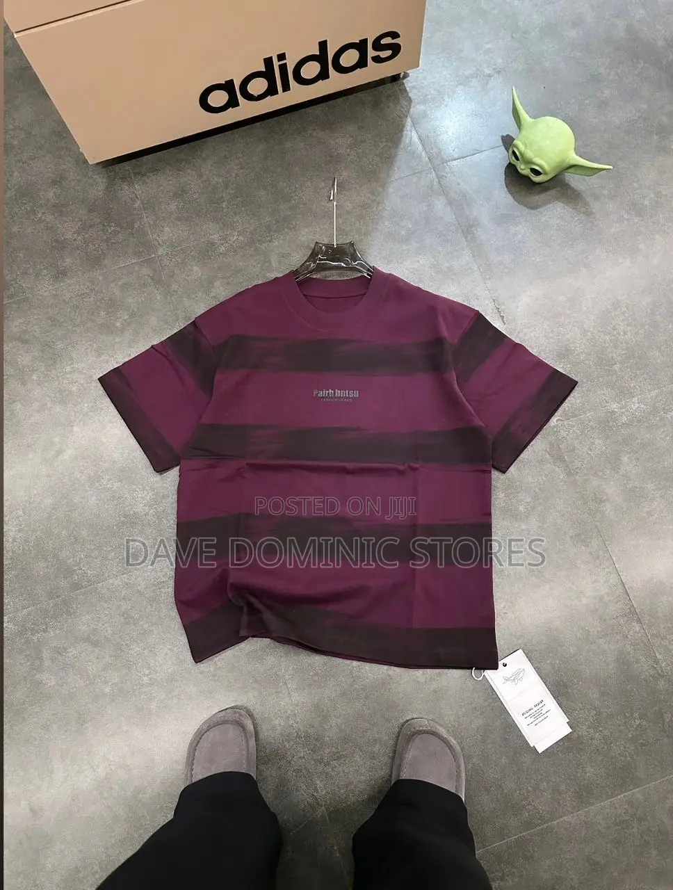 New High Quality Stock Stripe T-Shirt; Available in Store