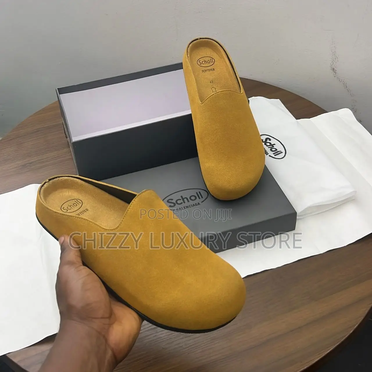 Balenciaga Quality Luxury Men Suede Half Shoe