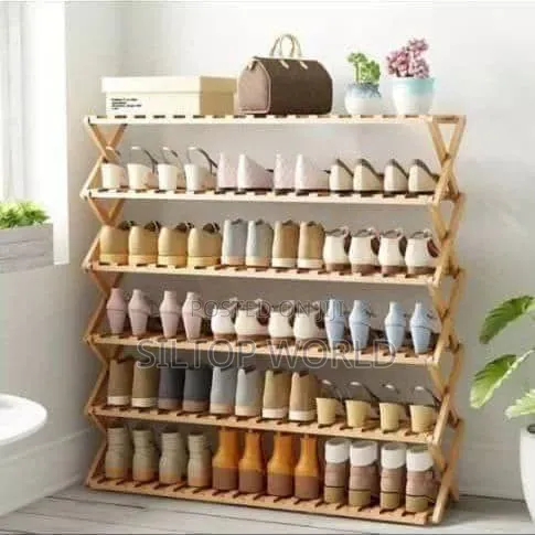 6 Layers Wooden/Bamboo Shoe Rack