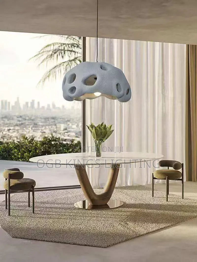 Nordic Designer Restaurant Pendant Lamp Creamy Style Living Room Lamp