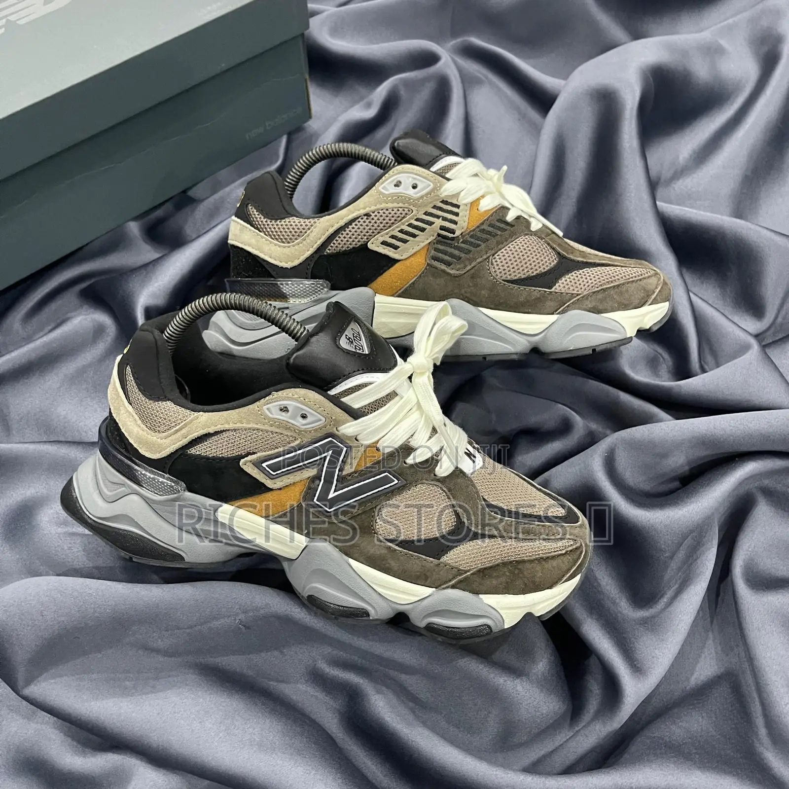New Balance 9060 Dark Brown Beige Colorway SNKRS