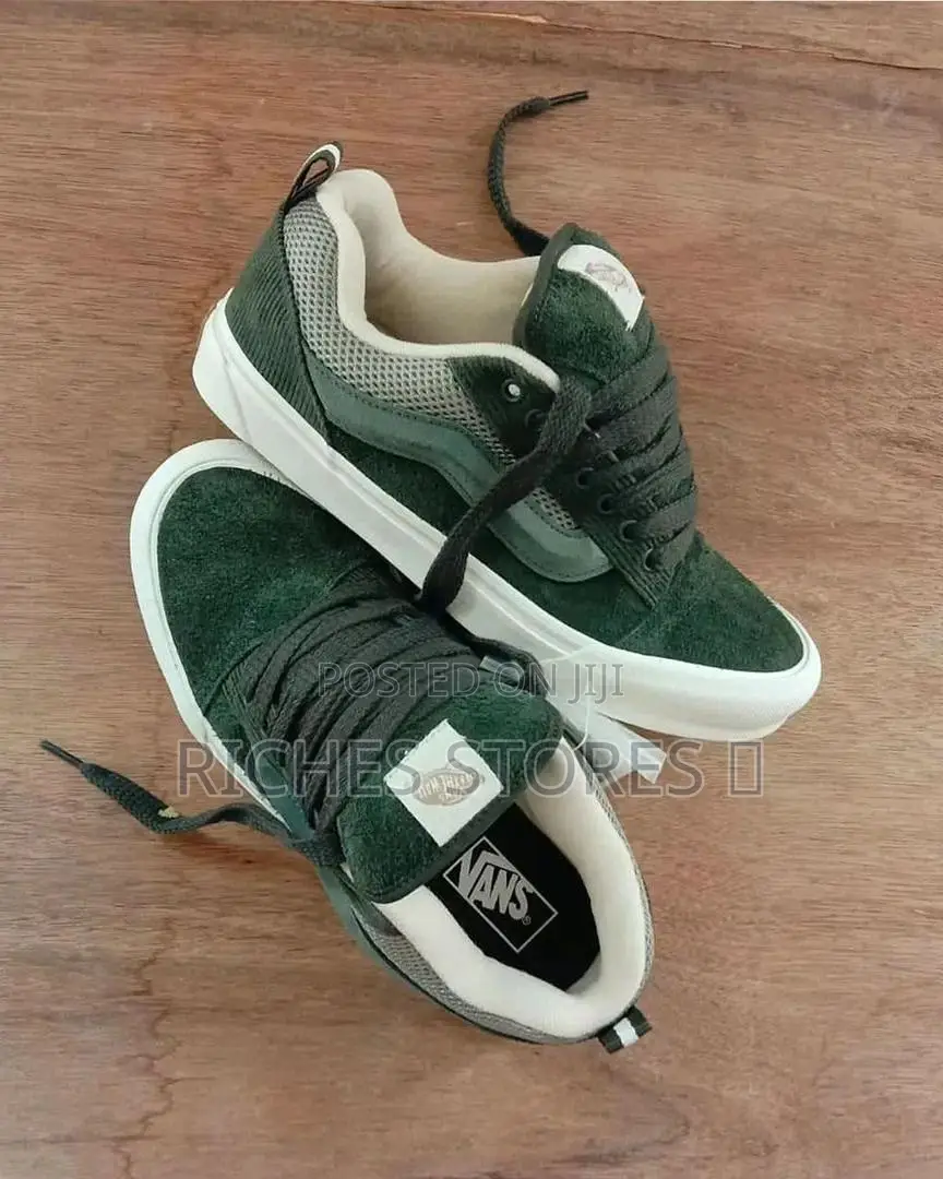 Top Quality Vans Knu Skool SNKRS Green Colorway