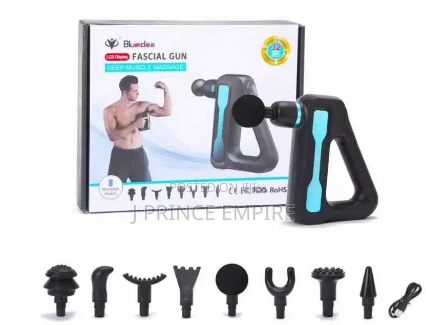 Blueldea 32 Speed Massage Gun 8 Attachments, Full Body Massager,