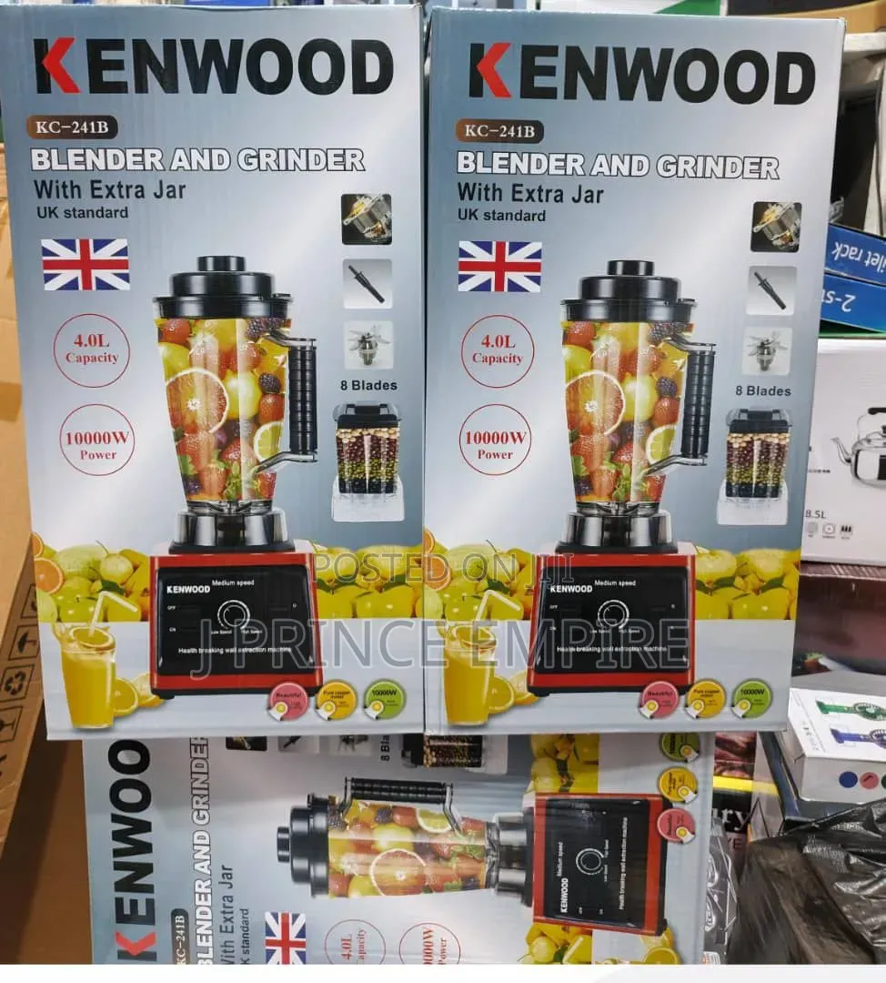 Kenwood Heavy Duty Commercial Grinder Blender-Wet Dry Foods 4l