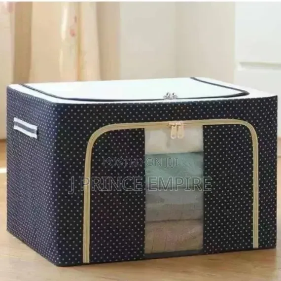 Collect Clothes Fabric Steel Frame Storage Box Wardrobe Organizer