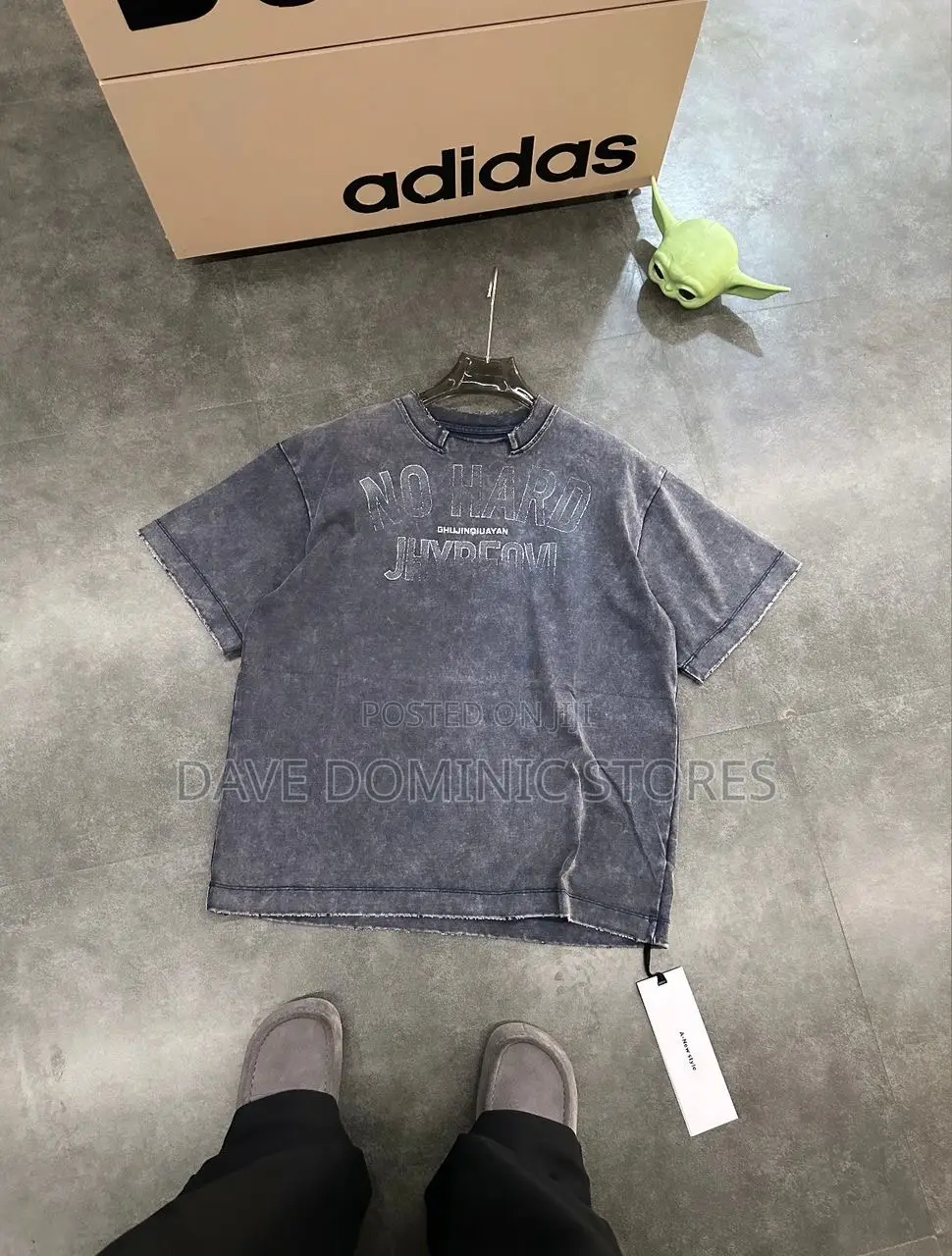 New Trendy Stock Stone-Wash 350grams Thick T-Shirts