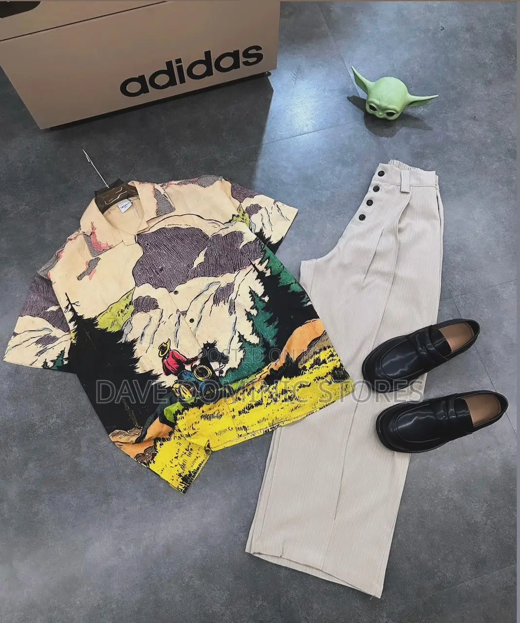 Vintage Shirts+ Flare Pants + Half-Shoe(Combo); Available Now