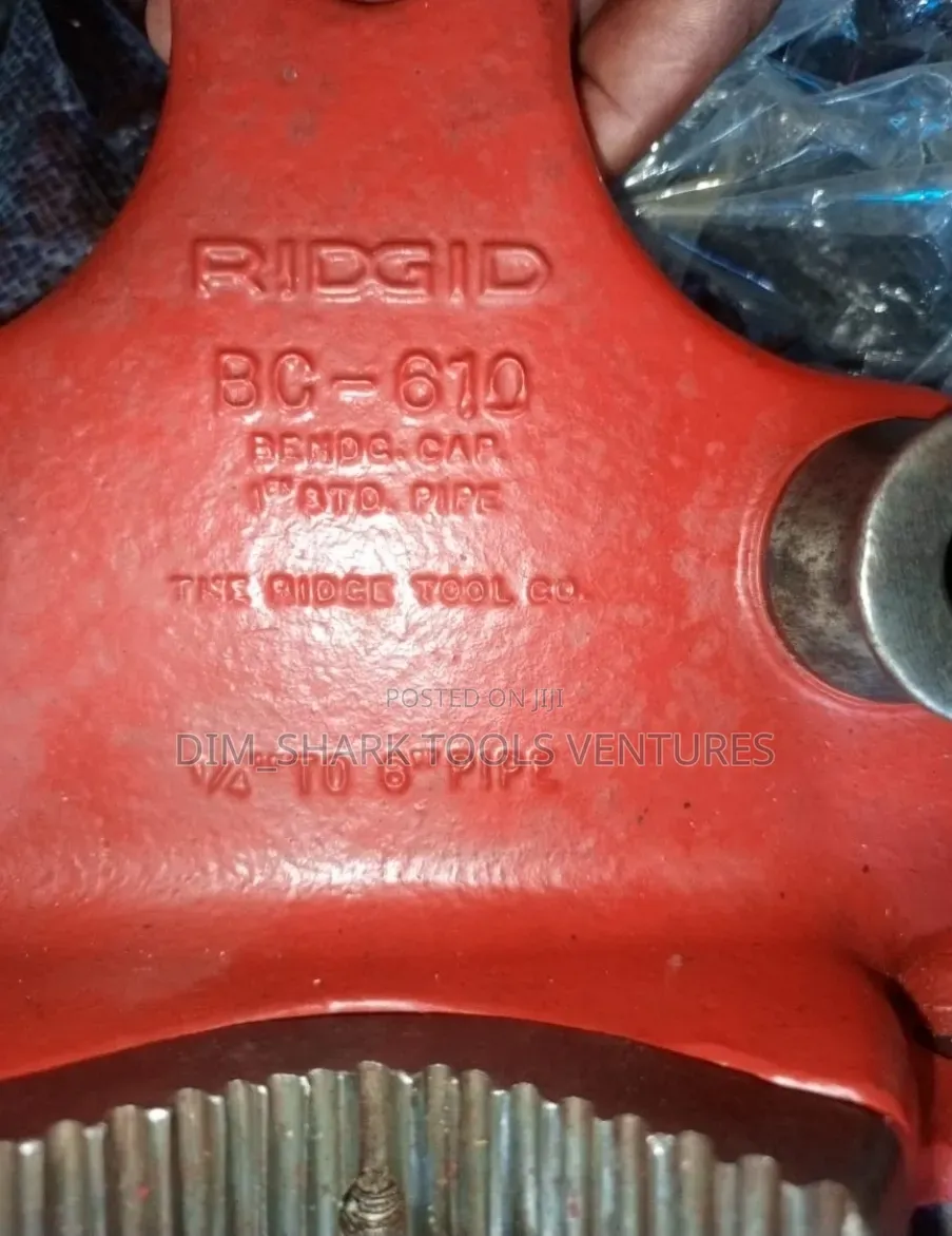 3/4-6"Inch Ridgid Model Bc610 Top Screw Bench Chain Vise
