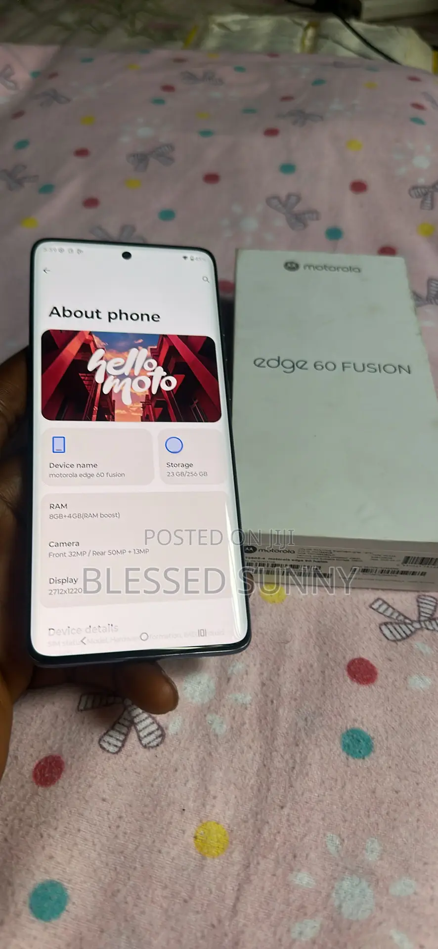 Motorola Edge 60 Fusion 256 GB Blue