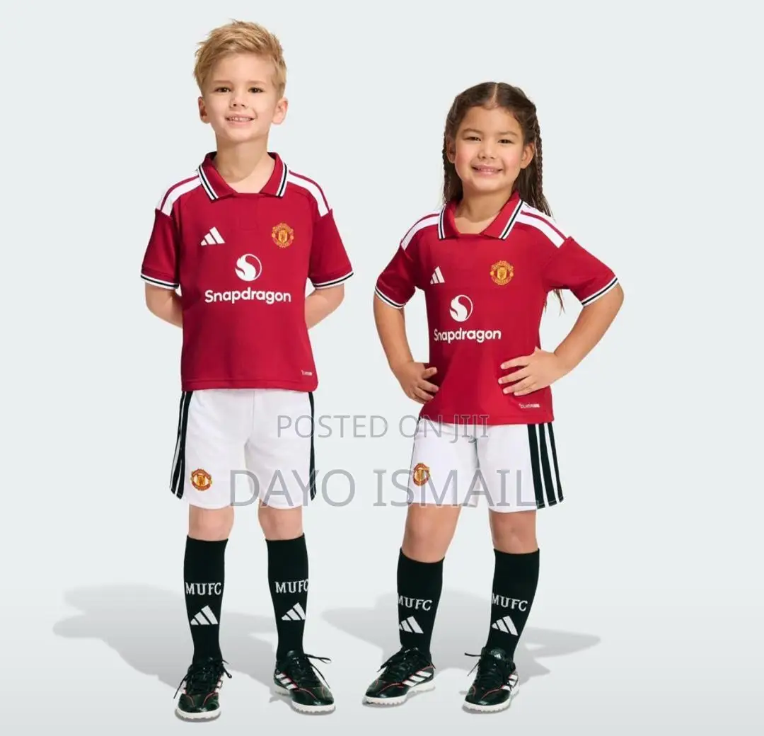 Manchester United (Man U) Jersey For Kids