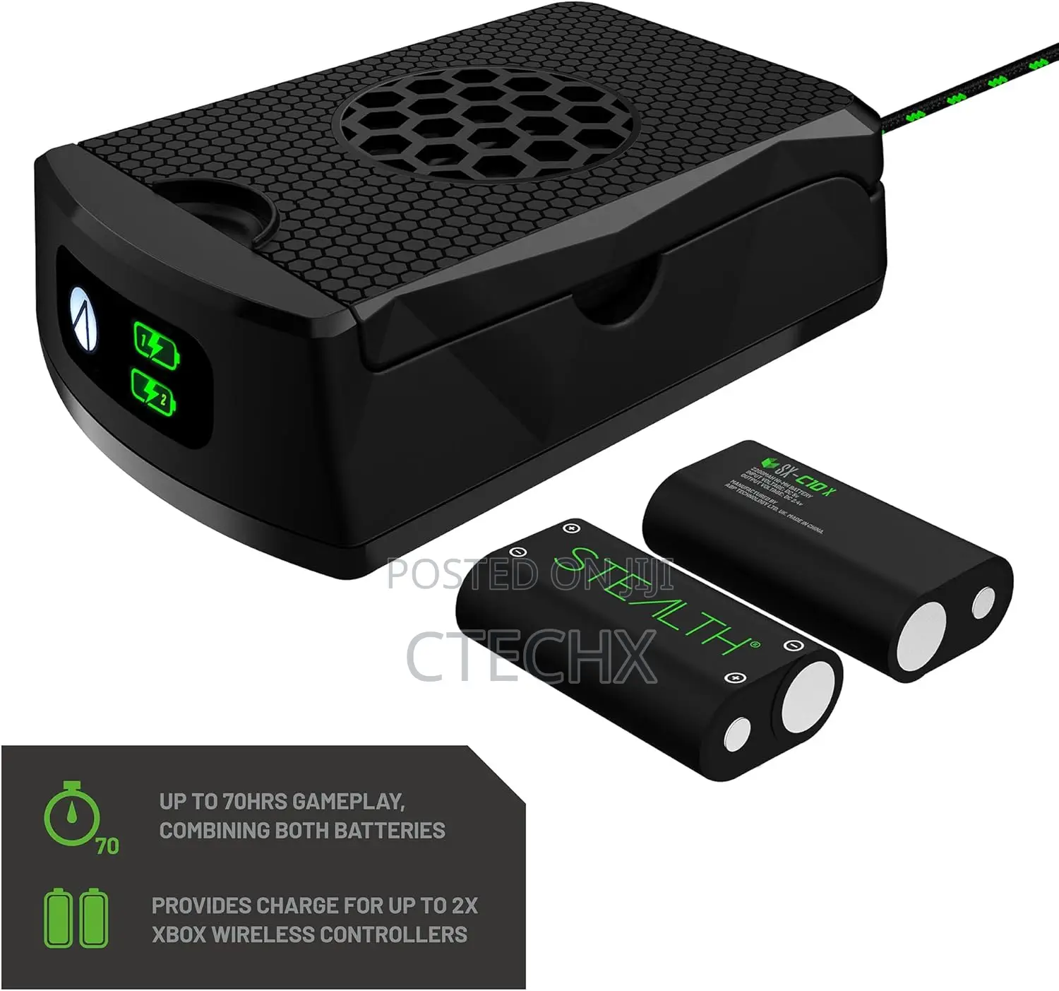 Stealth Sx-C10 X Twin Rechargeable Battery Packs for Xbox Series X