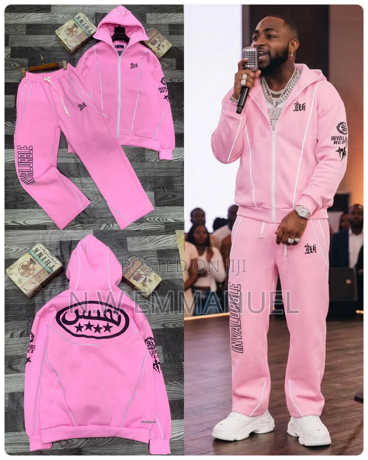 Adidas Red Tracksuit Set – Stylish 2-Piece Outfit