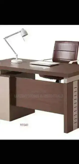 Luxury Executive Computer Desk With Side Drawer Unit