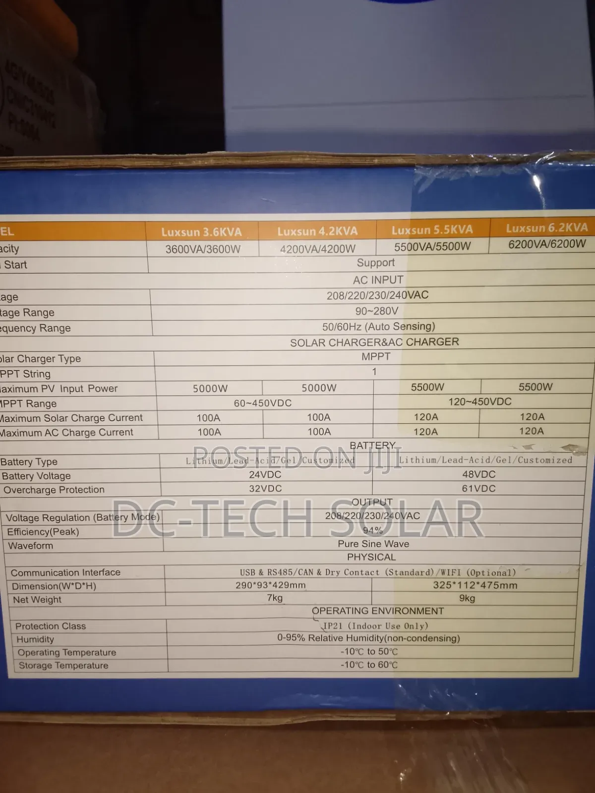 4.2 Kva Luxsun Hybrid Inverter
