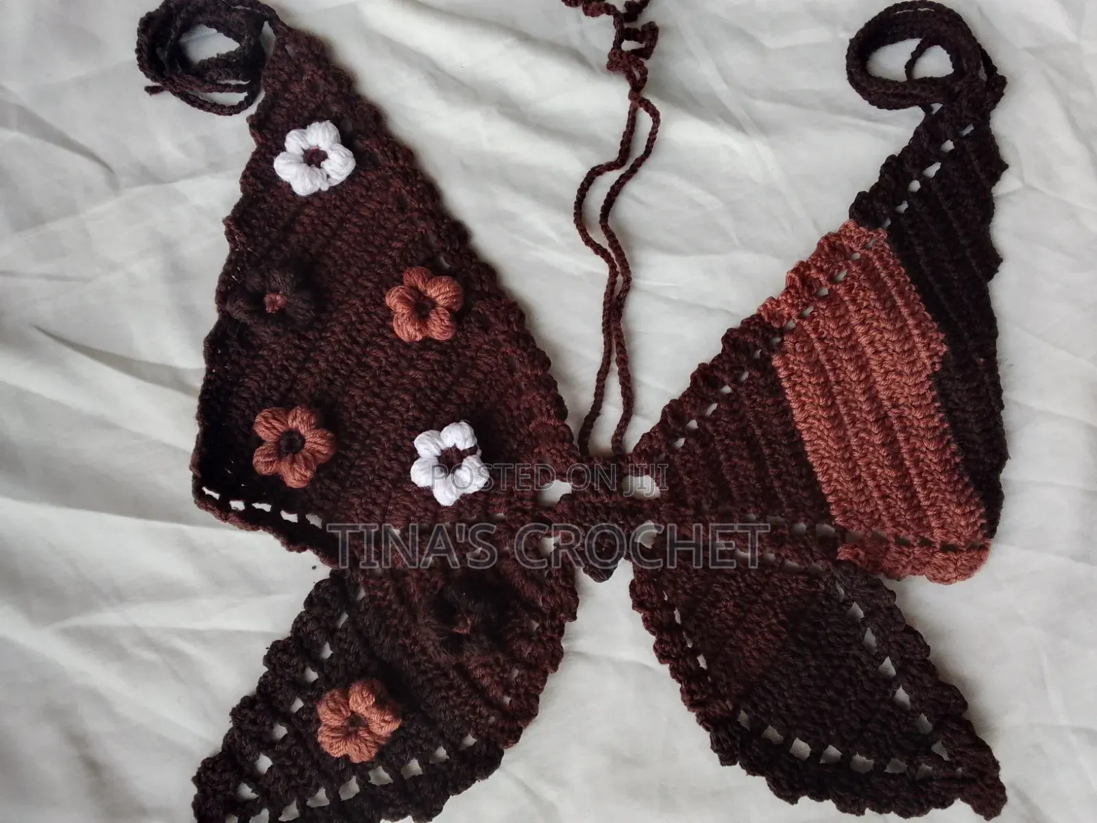 Crochet Butterfly Top