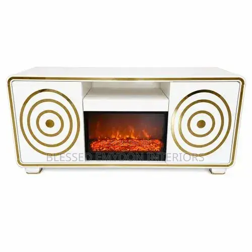 Luxurious Electrified Fireplace Tv Stand for Smart Home