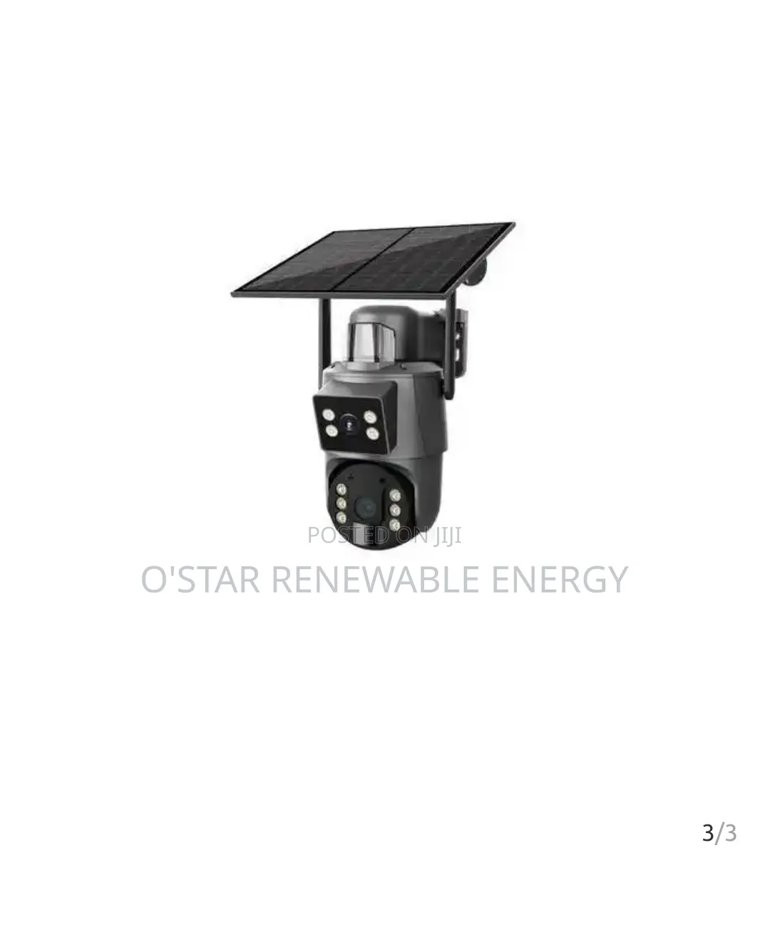 Clarion View Ubox Dual Lens Solar PTZ CCTV Camera