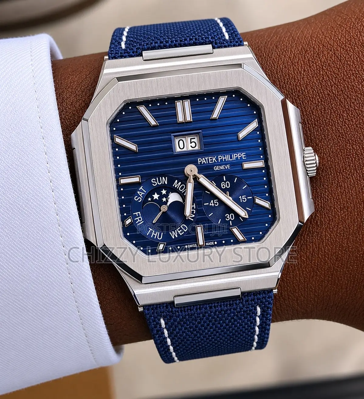 Patek Philippe Quality Luxury Men Automatic Engine Wristwatch