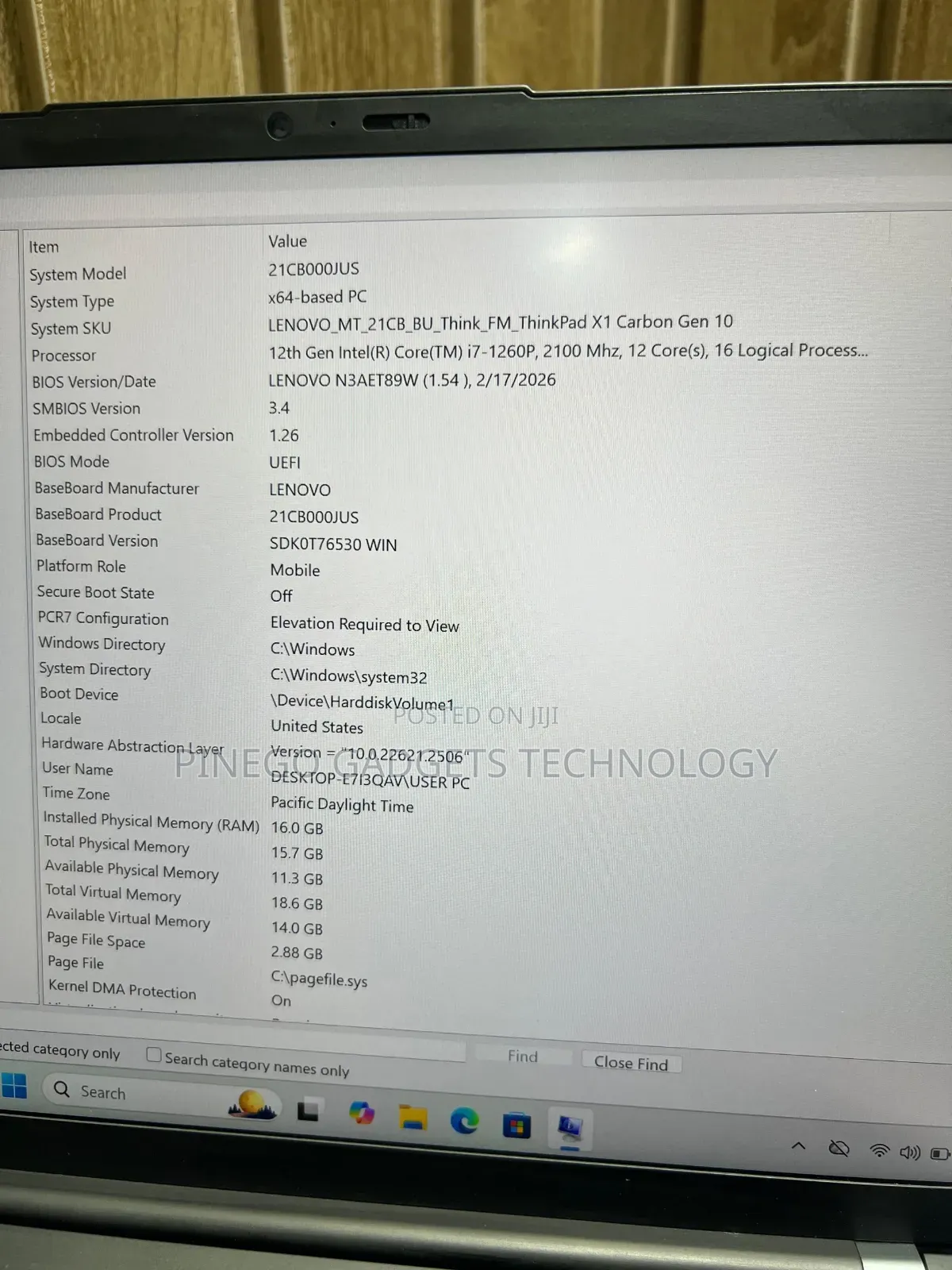 Laptop Lenovo ThinkPad X1 Carbon 16GB Intel Core i7 SSD 1T
