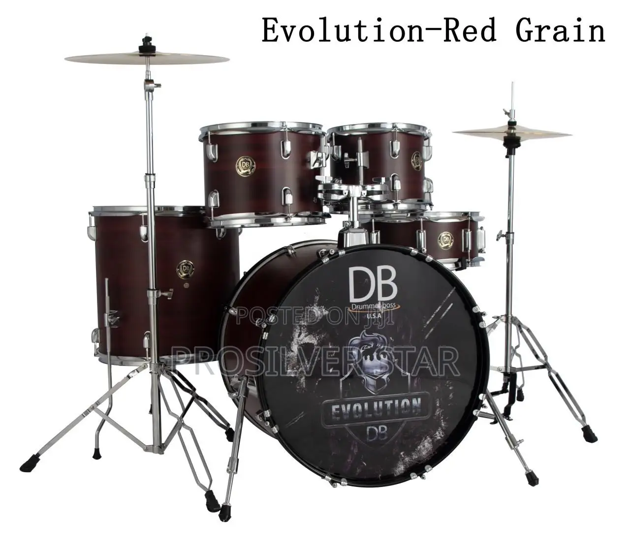 Evolution Drummer Boss 5pcs Drum Set