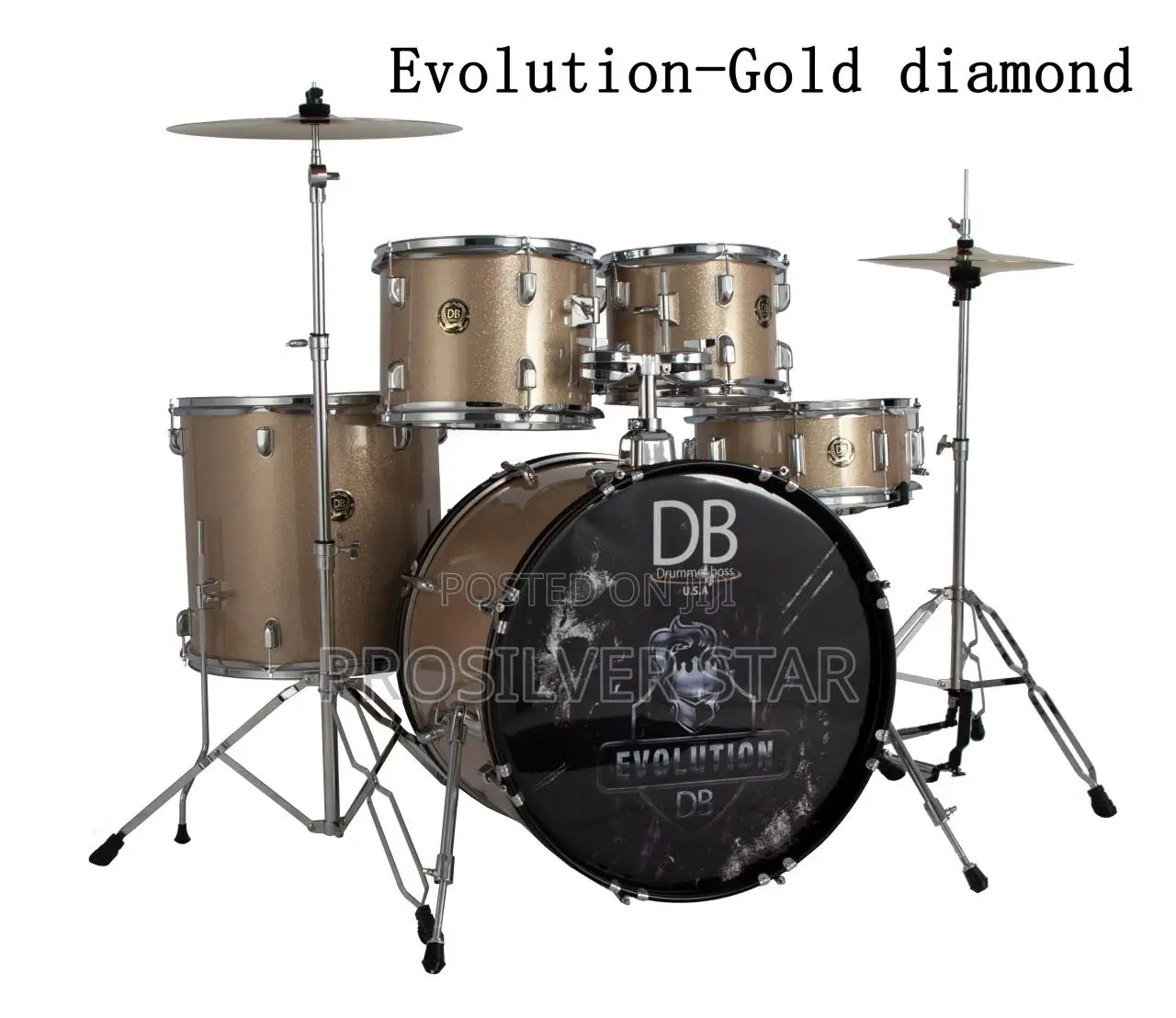 Evolution Drummer Boss 5pcs Drum Set