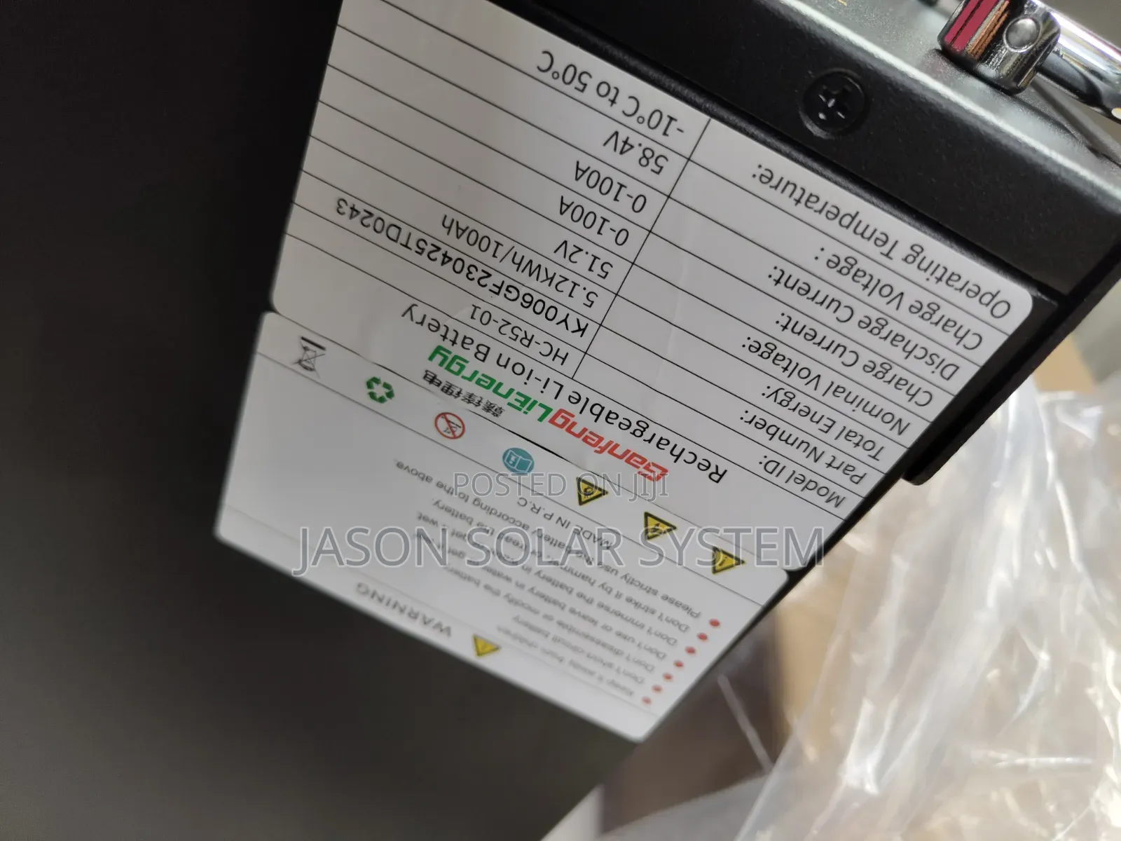 5kwh 48volts Lithium Battery