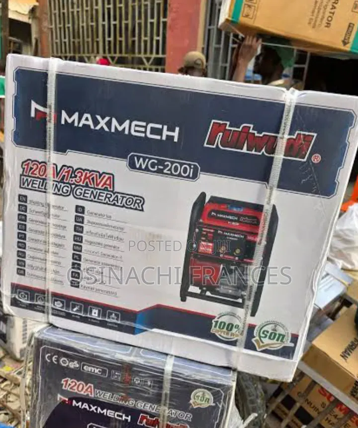 Maxmech Gasoline Welding Generator 120a