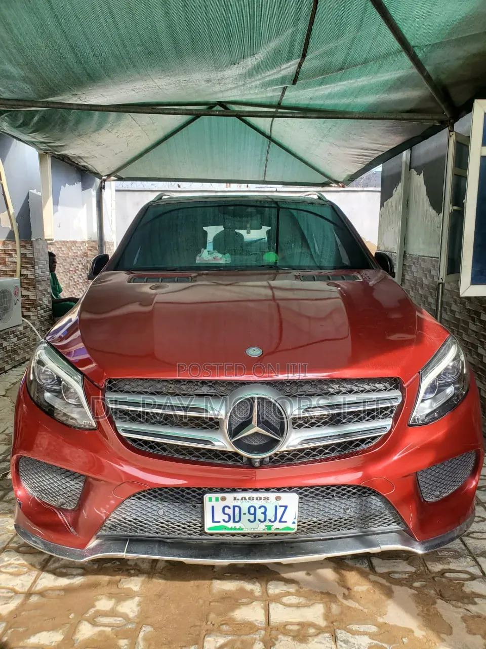 Mercedes-Benz GLE-Class GLE 350d 4MATIC 2017 Red