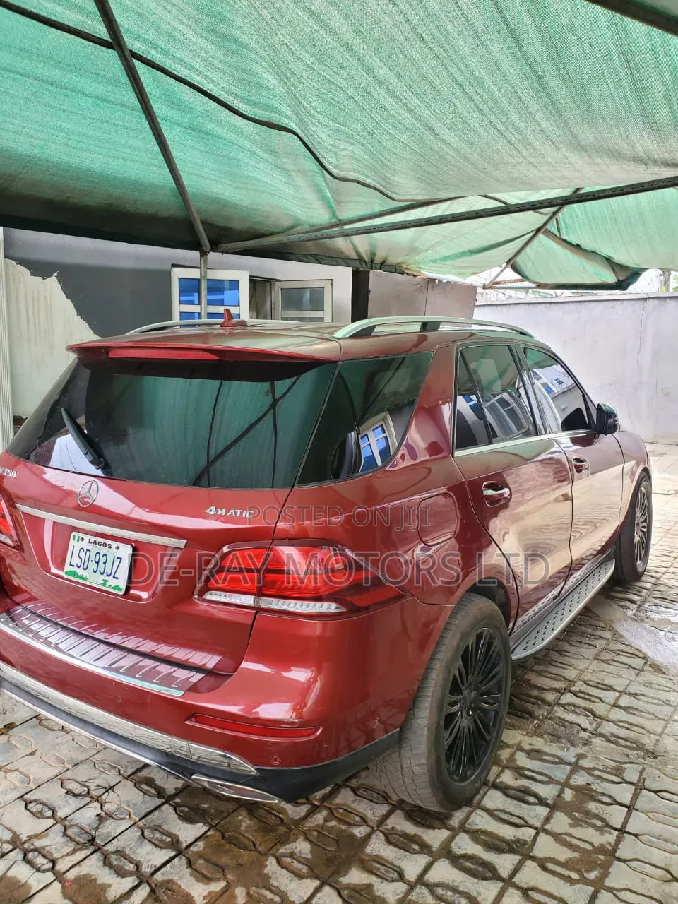 Mercedes-Benz GLE-Class GLE 350d 4MATIC 2017 Red