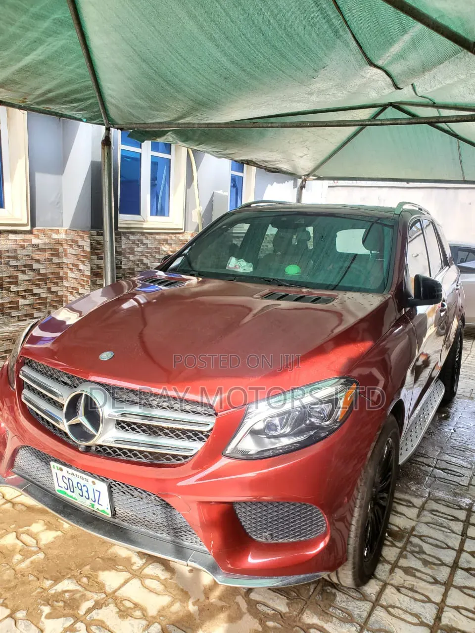 Mercedes-Benz GLE-Class GLE 350d 4MATIC 2017 Red