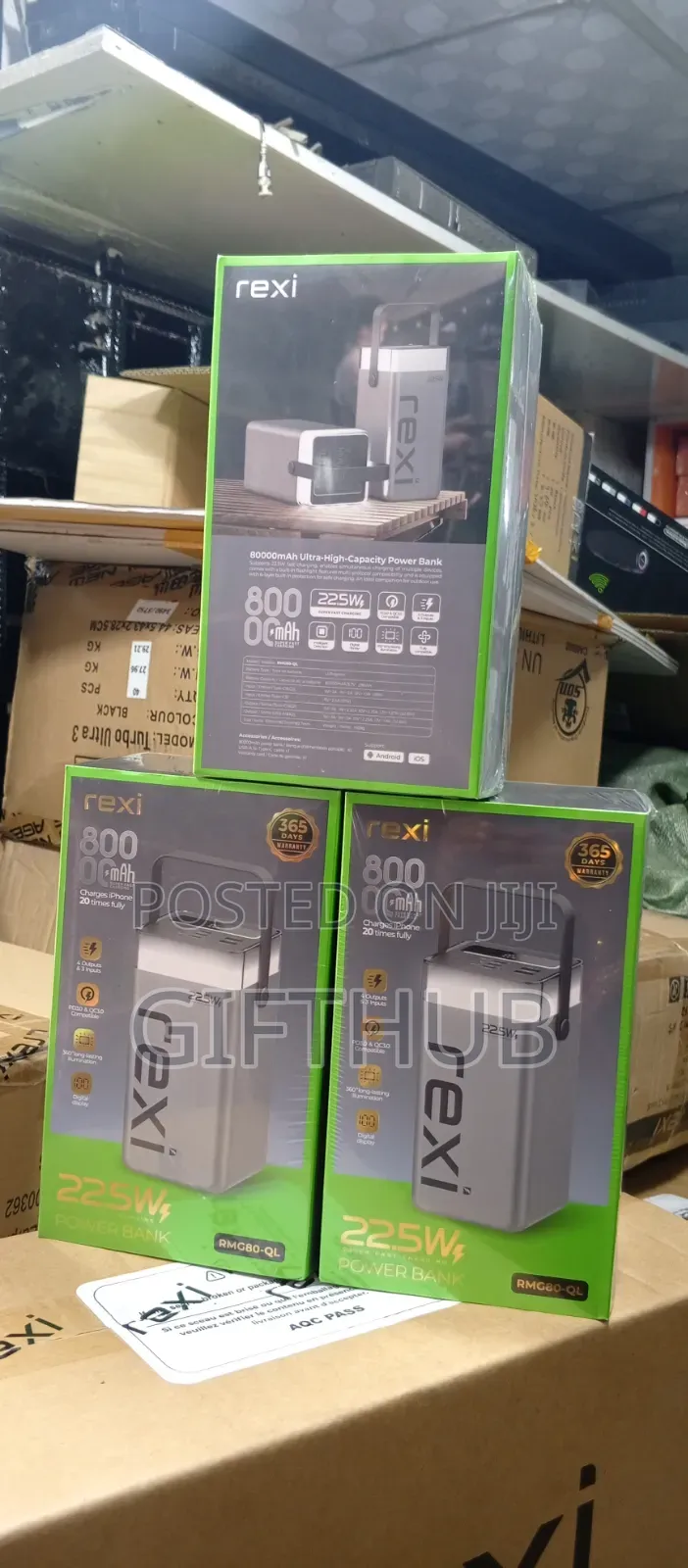 Rexi Power Charge iPhone 20 Times Fully 80000mah