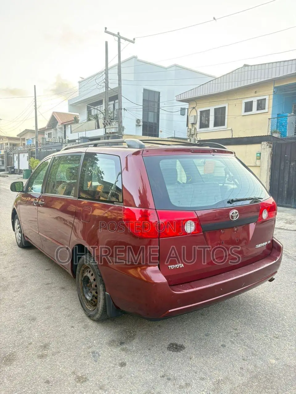 Toyota Sienna 2007 Burgundy