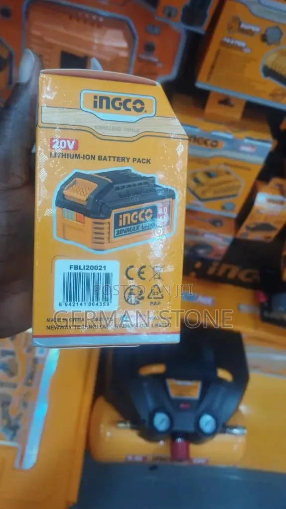 Ingco Lithium Ion Battery 4ah, 20v 