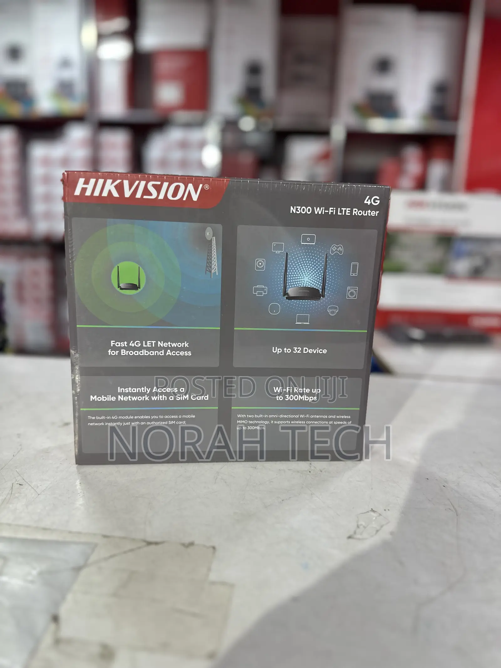 Hikvision N300 Wi-Fi Lte 4g Router