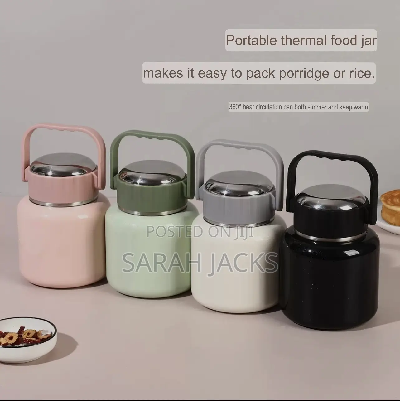 Thermal Insulated Food Flask(Handle Design)
