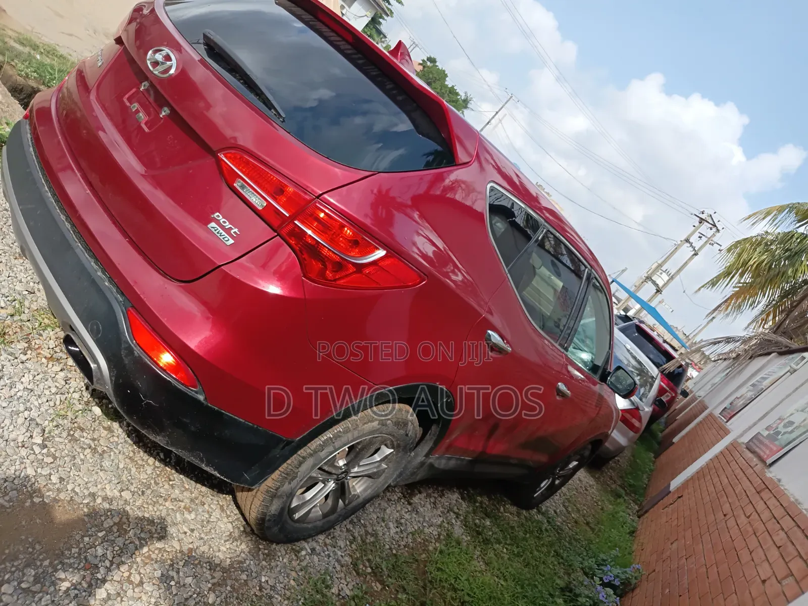Hyundai Santa Fe 2015 Red