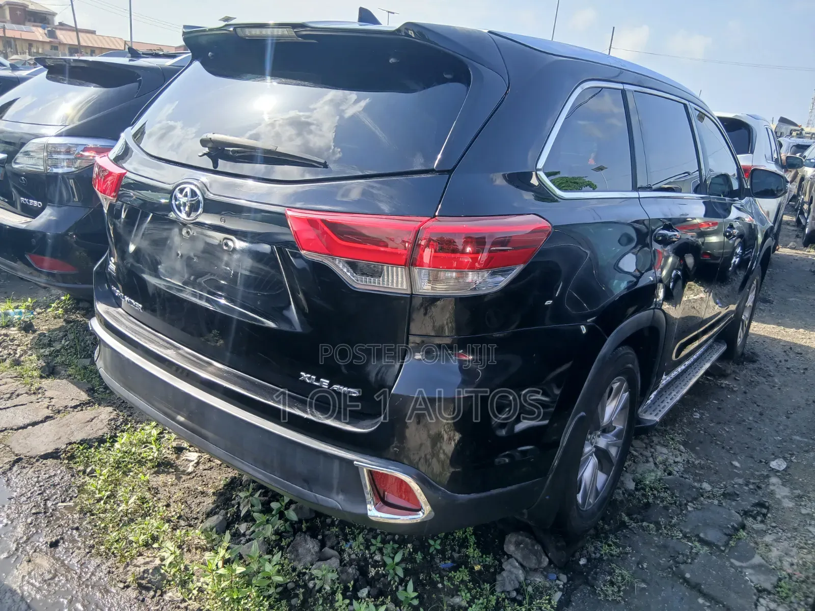 Toyota Highlander XLE V6 4x2 (3.5L 6cyl 6A) 2016 Black