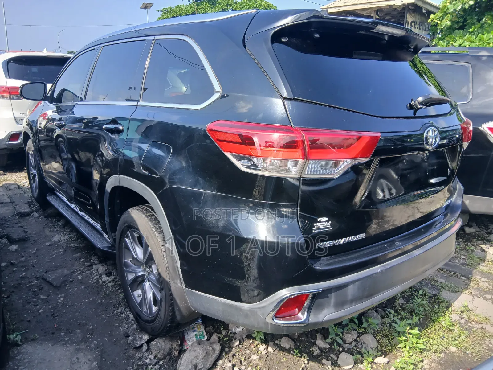 Toyota Highlander XLE V6 4x2 (3.5L 6cyl 6A) 2016 Black