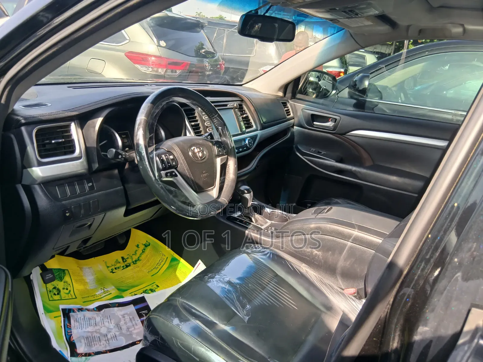 Toyota Highlander XLE V6 4x2 (3.5L 6cyl 6A) 2016 Black