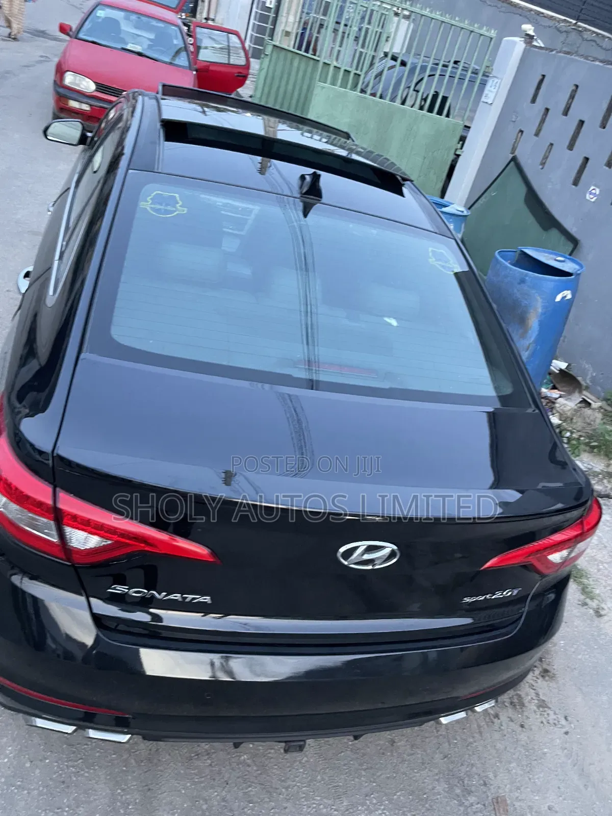 Hyundai Sonata Sport 2.0T 4dr Sedan (2.0L 4cyl Turbo 6A) 2015 Black