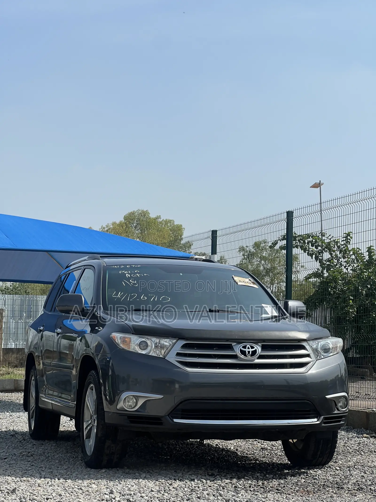 Toyota Highlander Limited 2012 Gray