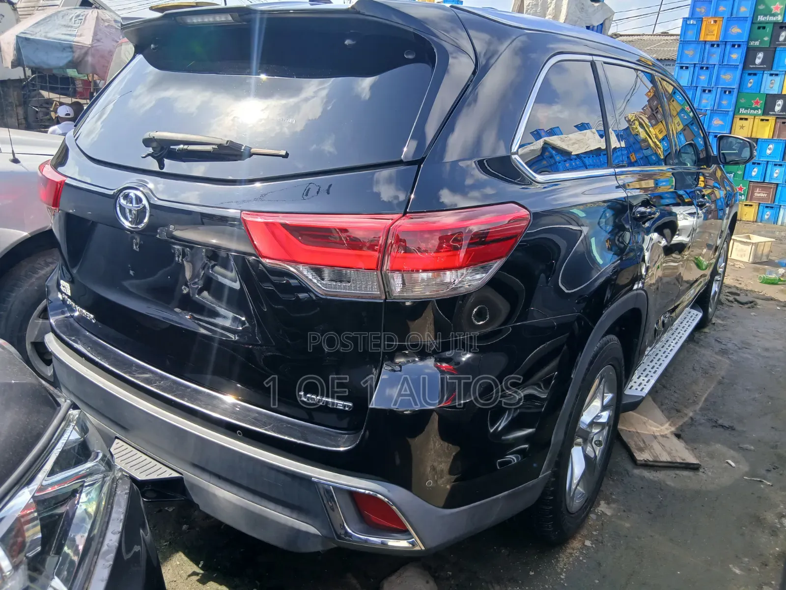 Toyota Highlander Limited Platinum 4x4 V6 (3.5L 6cyl 8A) 2018 Black