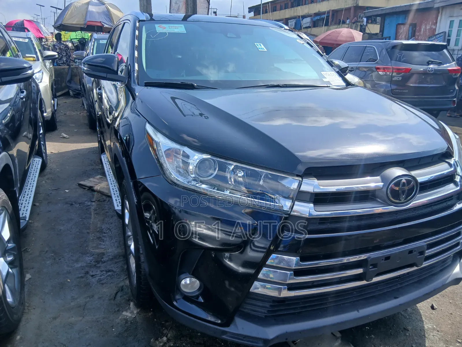 Toyota Highlander Limited Platinum 4x4 V6 (3.5L 6cyl 8A) 2018 Black