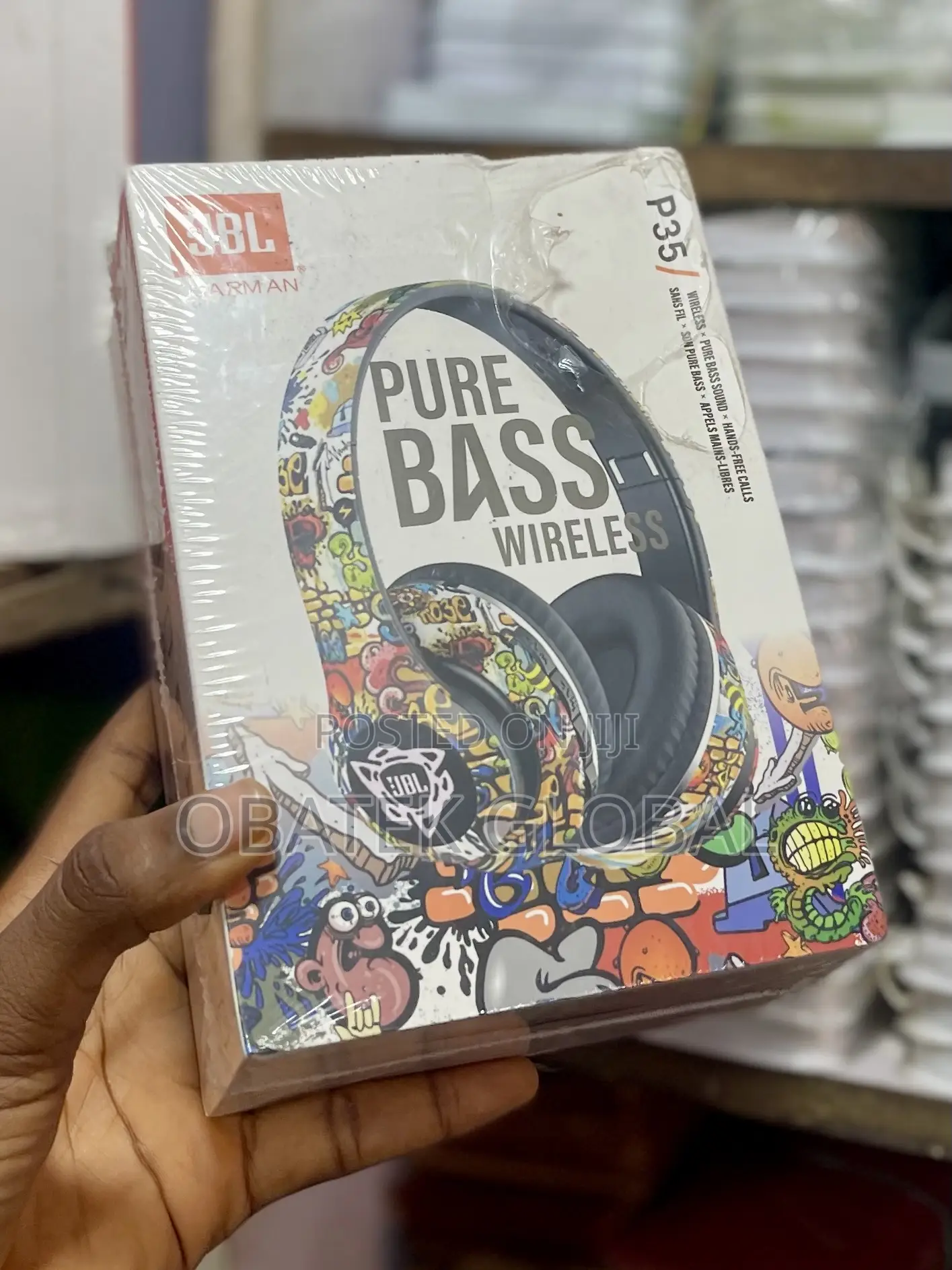 JBL Harman P35 Pure Bass Wireless Headphones